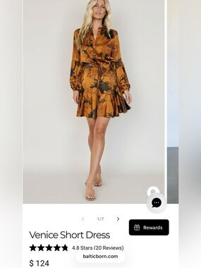 Baltic Born Venice Short Dress